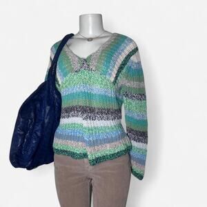 Vintage cotton sweater cousin johnny thrashes distressed fairy grunge 80s retro